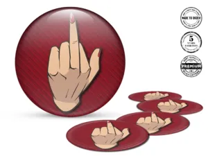 Sticker bombé finition luxe badges dômes édition limitée